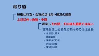 【社労士】通勤中の”寄り道”の取り扱い【公開模試１の切り抜き解説】