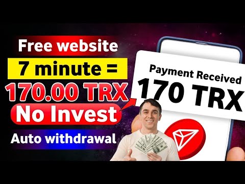 Claim free 170 TRX On this Site ~ zero deposit || Your Crypto INVESTOR