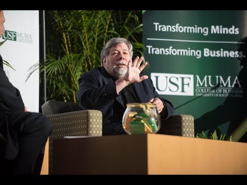 USF Muma College of Business Thought Leader Series Featuring Apple CoFounder Steve Wozniak