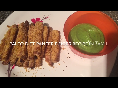 Paleo diet paneer fingers recipe in Tamil