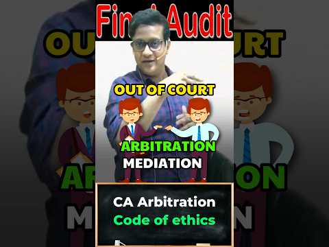 Can CA act as Arbitrator | Siddharth Agarwal Audit