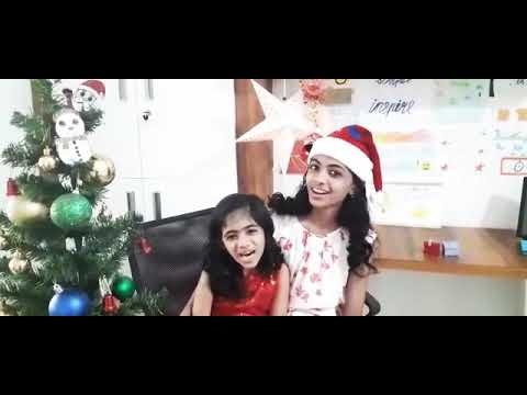 Xmas Carol Song | You better watch out ... Santa Claus Is Coming To Town  by Veda & Meera