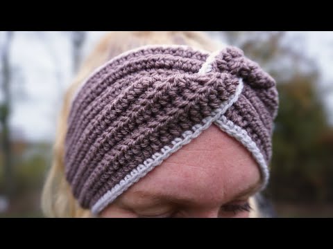 My TWISTED EDGE Headband - EASY Crochet Tutorial