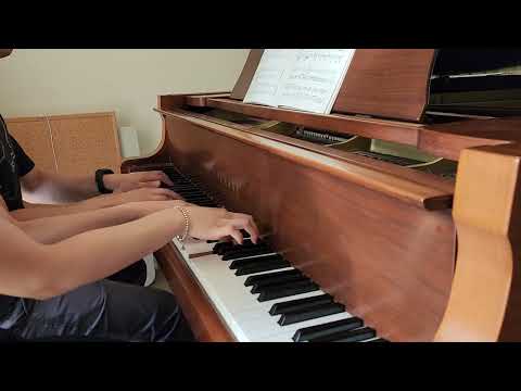 The Legend of Ashitaka from Princess Mononoke Piano Duet 4 Hands | もののけ姫