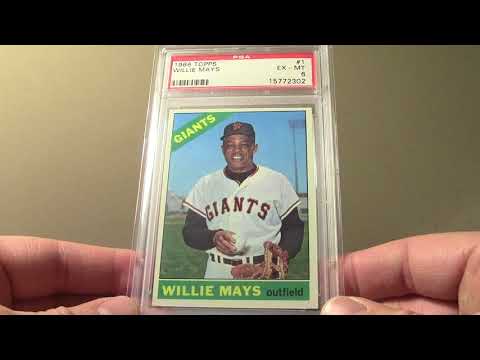 Willie Mays PSA Registry Topps Bowman