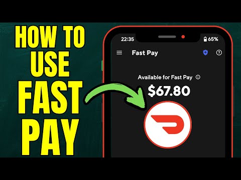 How to Use DOORDASH FAST PAY 2024 (Dasher Instant Pay)