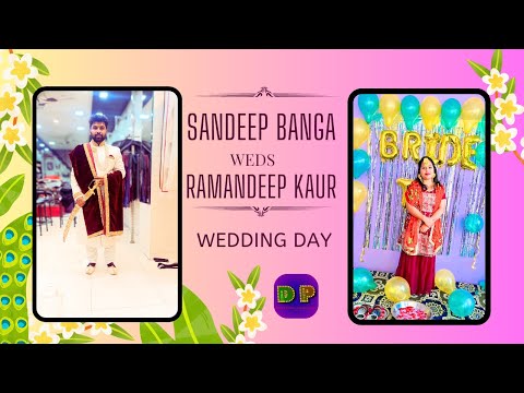 Live Wedding Day ( Sandeep Banga Weds Ramandeep Kaur )  Jassal HD Studio Phuglana : 90410-19334