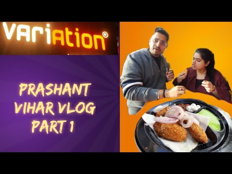 Prashant Vihar Vlog Part 1 | Variation Momos | Food Vlogging| Variation momos Prashant Vihar | Delhi