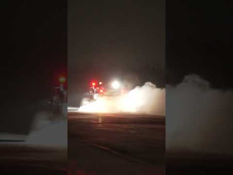 Minnesota Snow Plow Creating Whiteout: Could You Follow It?