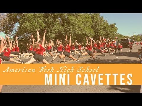 American Fork High School Mini Cavettes - Steel Days Parade