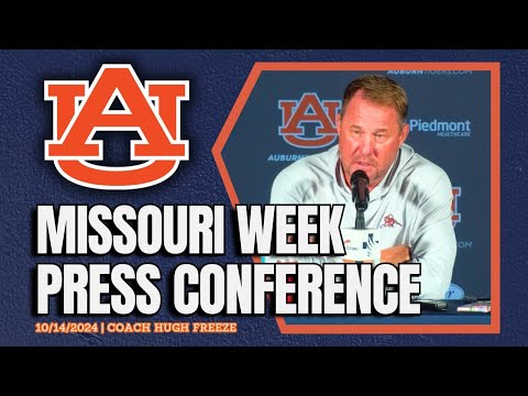 Missouri Week | Hugh Freeze Talks Game 7 for Auburn Football | FULL PRESSER