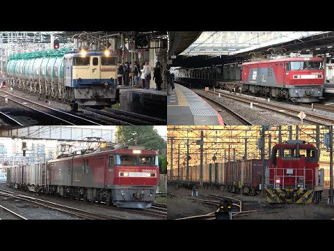 12/22/2024 Japan Railways: Freight Trains at Omiya, Minami-Urawa & Sumidagawa