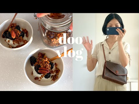 Vlog 🍽 Simple Homemade Granola | Nylon Coffee | Old-school Western Food | Singapore Vlog | 新加坡日常生活