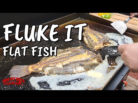 Fresh Fluke Fish on our Blackstone Grill