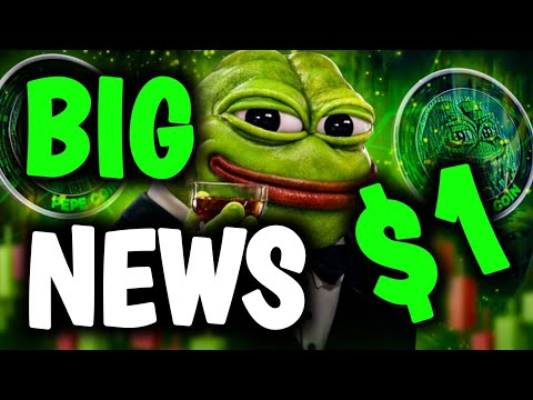 PEPE COIN PRICE PREDICTION $1💸Pepe coin Breaking News🔥Pepe coin update today🔥Pepe Coin News Update