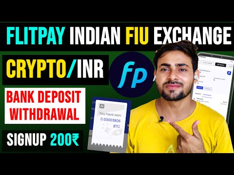 Flitpay Exchange Singup Free ₹200 BTC Withdrawal || Best Indian Crypto Exchange || Flitpay Exchange