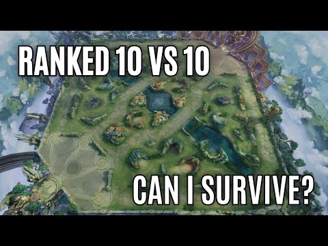 10 vs 10 Ranked Gameplay in Honor of Kings - Can I Survive?