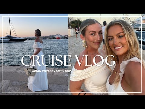 CRUISE VLOG| VIRGIN VOYAGES GIRLS TRIP| Katie Peake