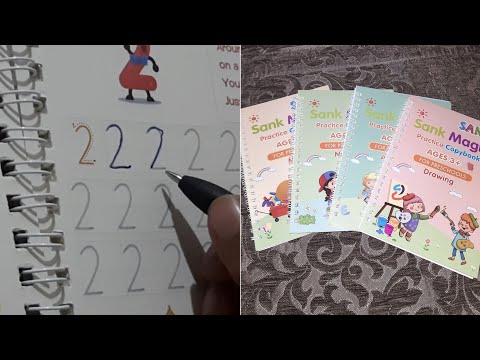 Sank magic practice copybook review #magicopybook #magicnotebook