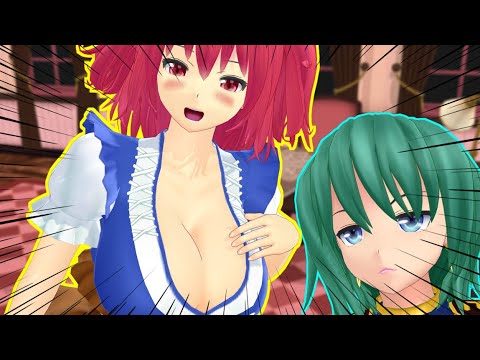 【Touhou MMD】 小町のサボりテクニック【東方MMD紙芝居】