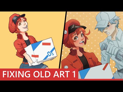 [ANIME SPEEDPAINT] Redrawing My Old Art #1 – Cells at Work