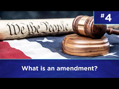 Q4: What is an amendment?