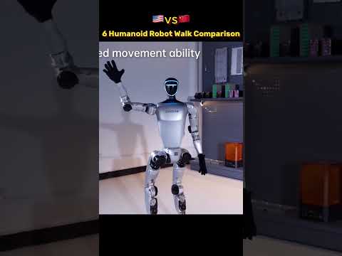 🇺🇸 vs 🇨🇳: 6 Humanoid Robot Walk Comparison