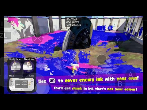 Splatoon WiiU Android Cemu Gameplay 50FPS Xiaomi 11T Pro 12RAM Snapdragon 888