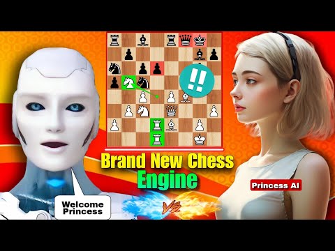 Brand New Chess AI PRINCESS Challenged Stockfish 16.1 In An Insane Chess Game | Chess Strategy | AI