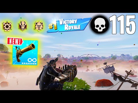 115 Elimination Solo Vs Squads Gameplay Wins (New Fortnite Chapter 5 Season 3 PS4 Controller)