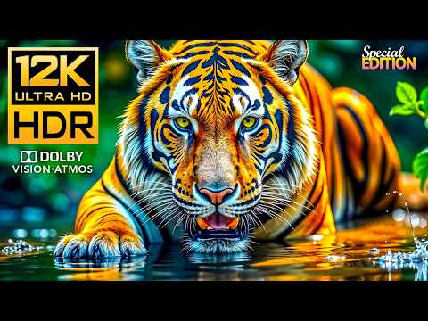 DOLBY VISION 🌿 12K HDR 120fps - Unbelievable Colorful Animal World #BGM