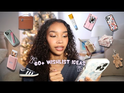 60+ CHRISTMAS WISHLIST IDEAS 🎀 | girly, trendy items, my favorite things *VLOGMAS DAY 4*