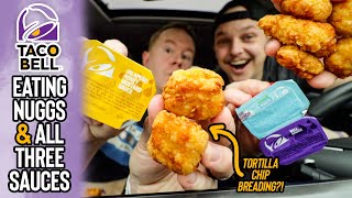 We Ate Taco Bell's New Chicken Nuggets & Three New Sauces | *PICKING A WINNER*