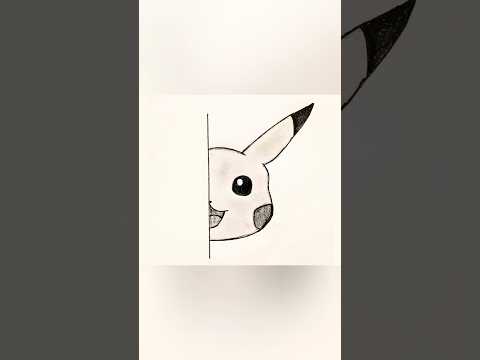 Pikachu Speed Drawing 😍 #pikachu #viral