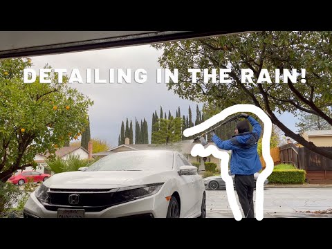 At Home Detailing Business | Detailing In The Rain!