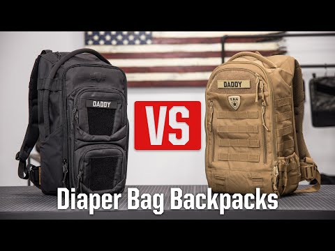 Tactical Diaper Bag Backpack Side-by-Side Comparison