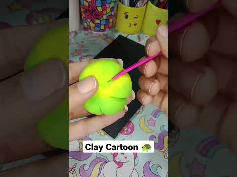 🐢#youtubeshorts#claycraft#clayart#claycartoon