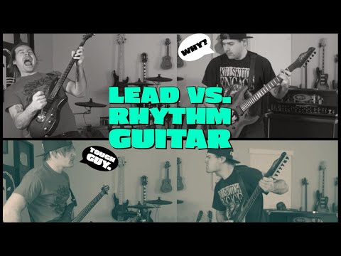 lead vs rhythm guitar