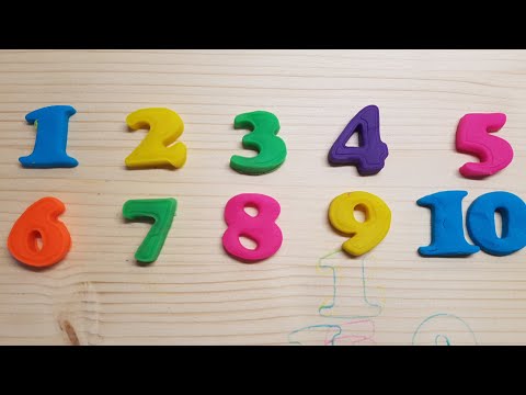 Learn Colors and Numbers 1 to 10  with Play Doh - video for toddlers- video for kids | SweetsandToys