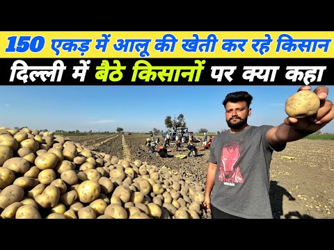 पंजाब में 150 एकड़ आलू की खेती कर रहे युवा ने किसान आंदोलन पर क्या कहा | Kisan Aandolan