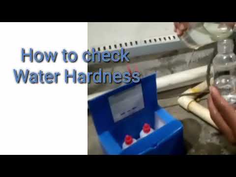 How to Check water hardness