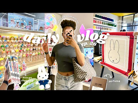 SUMMER VLOG 🍧: tufting, getting grills, good eats, karaoke, kinokuniya + teso life haul, etc