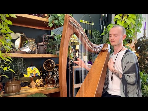 The Crystal Harp Meditation - Natural Sleep Aid & Stress Relief Music - Healing Full Body Relaxation