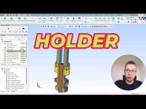 Unscrew Mold Design | Holder | Insert cooling