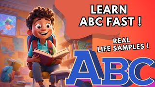 🎶 ABC Song for Kids: Learn the Alphabet the Fun and Easy Way! | Real Life Samples 🎶