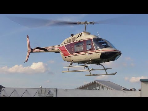 【道の駅思川ヘリコプター遊覧】ヘリサービス Bell 206B-3 JA9869  エンジンスタートから/Heli Service