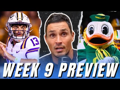 LSU-Texas A&M, Illinois-Oregon, Texas-Vanderbilt, Greg McElroy | WEEK 9 College Football PREVIEW