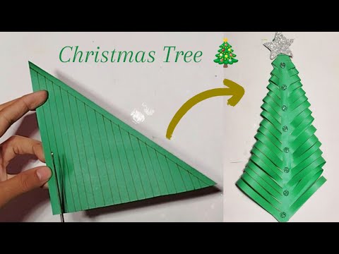 3D Christmas Tree 🎄 / Christmas Crafts Ideas / Christmas decor