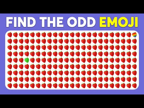 Find the ODD Emoji Out 🤩🔥💩 60 Ultimate Levels 🙈 Monkey Quiz