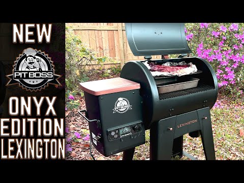 IS THE PIT BOSS LEXINGTON A GOOD PELLET GRILL? UNBOXING AND FIRST IMPRESSIONS of NEW ONYX EDITION